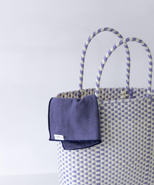 URBAN RESEARCH DOORS（アーバンリサーチドアーズ）の「DOORS LIVING PRODUCTS　ガーゼハンカチ（タオル・メンズ・グレー/ナチュラル/ライトグレー/オフホワイト/ネイビー・-）」の5枚目の写真