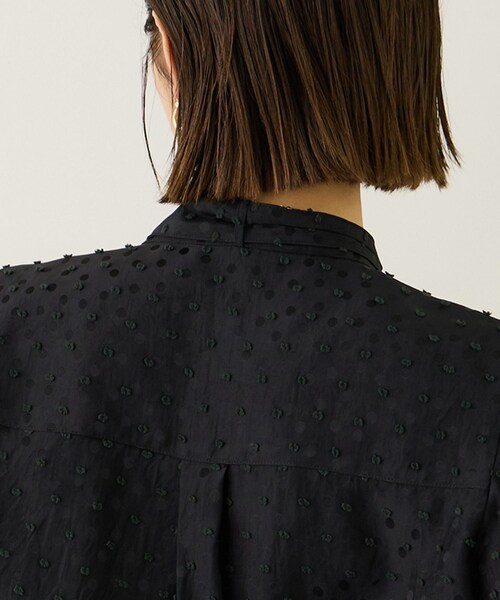 ROPE'（ロペ）の「2WAYドットジャガードボウタイブラウス/イージーケア（シャツ/ブラウス・レディース・ブラック/オフホワイト・F）」の21枚目の写真