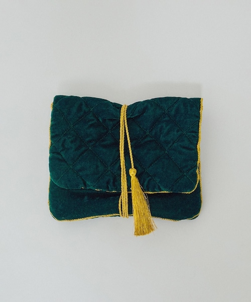 ADAM ET ROPE'（アダムエロペ）の「【J'aDoRe・店舗限定】【GIGI（ジジ）】Original jewelry pouch（ポーチ・レディース・ブラック/グリーン/ピンク・F）」の7枚目の写真