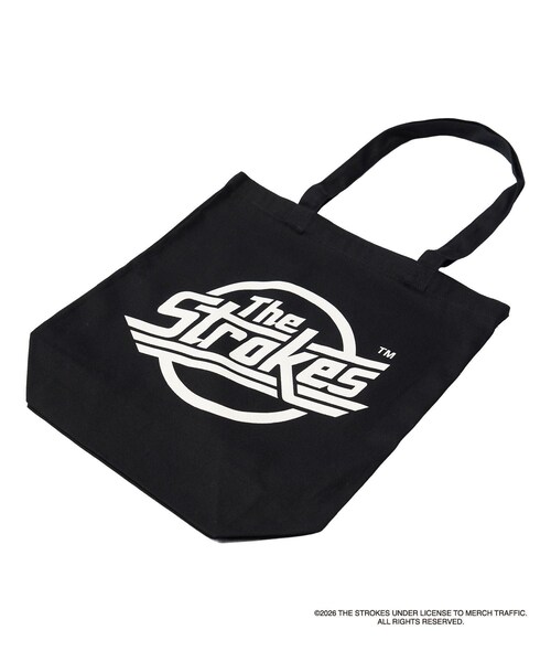 bonjour records(ボンジュールレコーズ)の「The Strokes for bonjour records Official Tote bag ザ・ストロークス オフィシャル トートバッグ(トートバッグ・レディース・ブラック/ブラック系・F)」の4枚目の写真