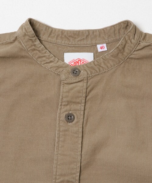 URBAN RESEARCH DOORS（アーバンリサーチドアーズ）の「DANTON　BAND COLLAR SHIRTS LONG-SLEEVE（シャツ/ブラウス・メンズ・LT.GREY/CHARCOAL/SAND BEIGE・38/40/42）」の21枚目の写真