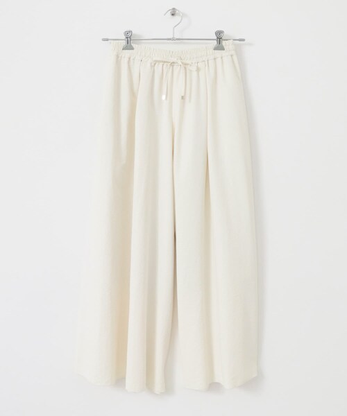 URBAN RESEARCH ROSSO（アーバンリサーチロッソ）の「撥水ギャザーワイドパンツ（その他パンツ・レディース・OFF WHITE/NAVY・36/38）」の11枚目の写真