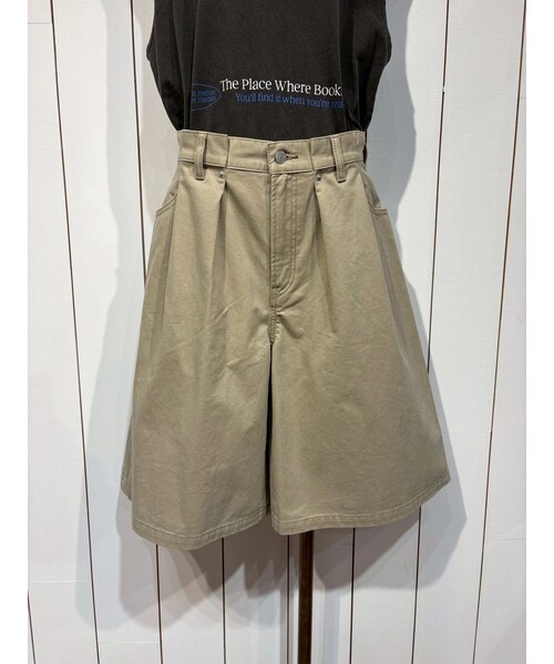 Ungrid（アングリッド）の「シンチバックデザインハーフパンツ（その他パンツ・レディース・ブルー/ベージュ・S/M）」の3枚目の写真