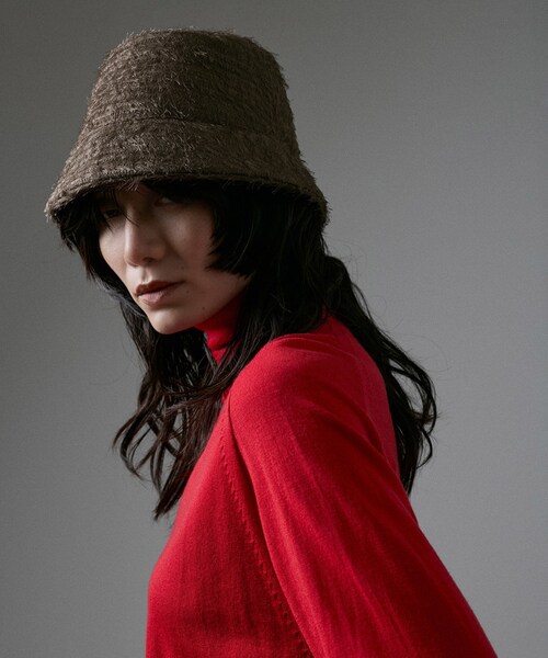 ADAM ET ROPE'(アダムエロペ)の「【La Maison de Lyllis(メゾンドリリス)】BELL(ハット・レディース・ブラック/ブラウン・F)」の7枚目の写真