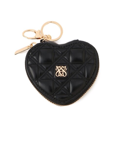 VIS（ビス）の「ハートキルティングポーチチャーム（キーホルダー・レディース・ブラック/レッド/ピンク・F）」の21枚目の写真