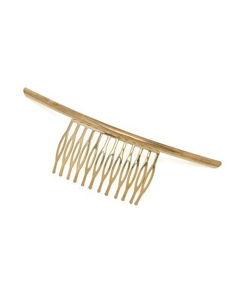 ADAM ET ROPE'（アダムエロペ）の「メタリックバーコーム（バレッタ/ヘアクリップ・レディース・ゴールド/シルバー・F）」の12枚目の写真