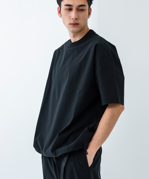 URBAN RESEARCH（アーバンリサーチ）の「『XLサイズあり』『撥水』SOLOTEX STRETCH SHORT-SLEEVE T-SHIRTS（Tシャツ/カットソー・メンズ・BLACK/D.NAVY/ICE GRAY・M/L/XL）」の4枚目の写真
