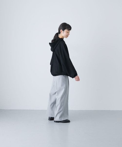 かぐれ（カグレ）の「HAVERSACK　バランサーミルドフーデットパーカー（パーカー・レディース・Black・2）」の8枚目の写真