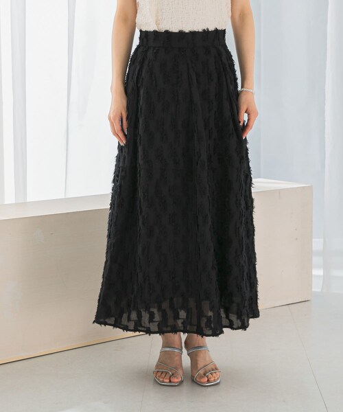 URBAN RESEARCH ROSSO（アーバンリサーチロッソ）の「ジャガードコクーンスカート（スカート・レディース・WHITE/BLACK・36/38）」の22枚目の写真