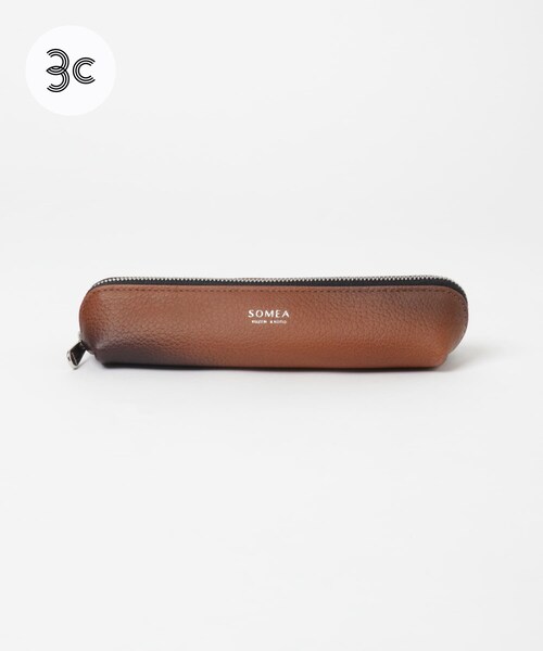 URBAN RESEARCH（アーバンリサーチ）の「池内友禅　ペンケース（その他雑貨・メンズ・レモン/ブラック/ブラウン/ブルー/メロン/カシス・0）」の2枚目の写真