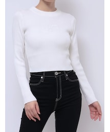 GYDA | SymmetryGYDA embroideryニットトップス(ニット/セーター)