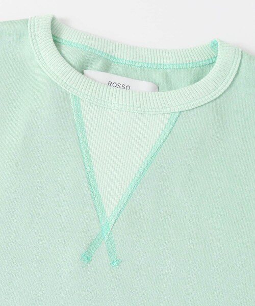 URBAN RESEARCH ROSSO（アーバンリサーチロッソ）の「ヘビー天竺リラックスカラープルオーバー∴（スウェット・メンズ・LEMON/BEIGE/LAVENDER/MINT・S/M/L/XL）」の18枚目の写真