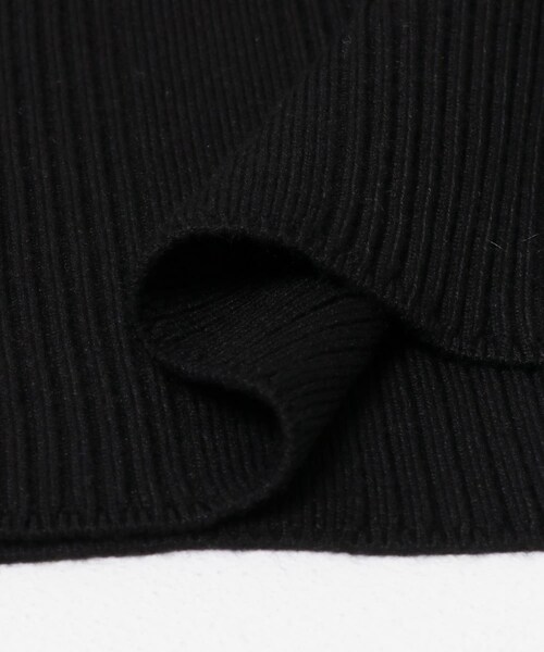 URBAN RESEARCH ROSSO（アーバンリサーチロッソ）の「Torrazzo Donna　Rib Knit Polo Shirt（ニット/セーター・レディース・BLACK/BEIGE/GRAY・Free）」の9枚目の写真