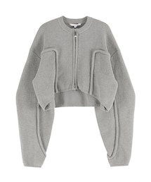 UN3D. | CORD LINE SHORT CARDIGAN(カーディガン/ボレロ)