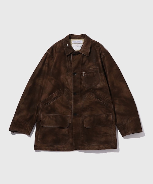 DAIRIKU/ダイリク】Artificial Leather Hunting Jacket