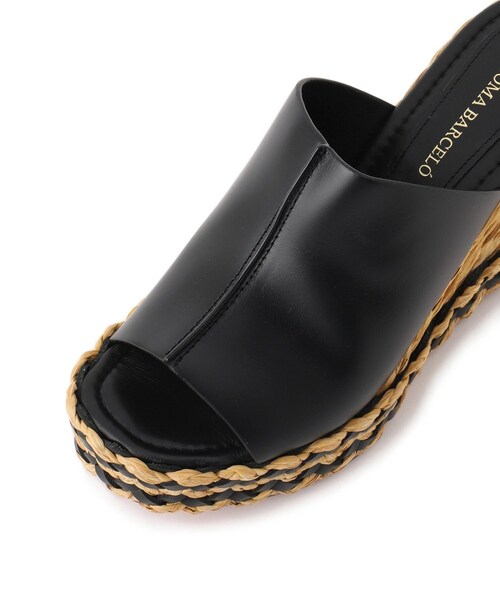 ADAM ET ROPE'（アダムエロペ）の「【J'aDoRe・店舗限定】【PALOMA BARCELO'（パロマバルセロ）】ウェッジサンダル（サンダル・レディース・ブラック系・36/37/38）」の14枚目の写真