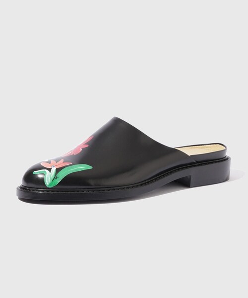 ADAM ET ROPE'(アダムエロペ)の「【KYOU/キョウ】BLOSSOM Hand Painted Sandals by HARUTA feat. MIO YAMAMOTO(サンダル・メンズ・ブラック・24.5/25.0/25.5/26.0/26.5/27.0)」の8枚目の写真