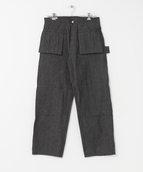 URBAN RESEARCH DOORS(アーバンリサーチドアーズ)の「SASSAFRAS LANDSCAPER GROWN PANTS(デニムパンツ・メンズ・INDIGO/BLACK・S/M/L)」の1枚目の写真