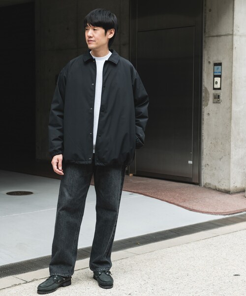 URBAN RESEARCH DOORS(アーバンリサーチドアーズ)の「『撥水/防風』ウールブレンドラミネート 中綿ブルゾン(ブルゾン・メンズ・BROWN/BLACK・M/L)」の8枚目の写真