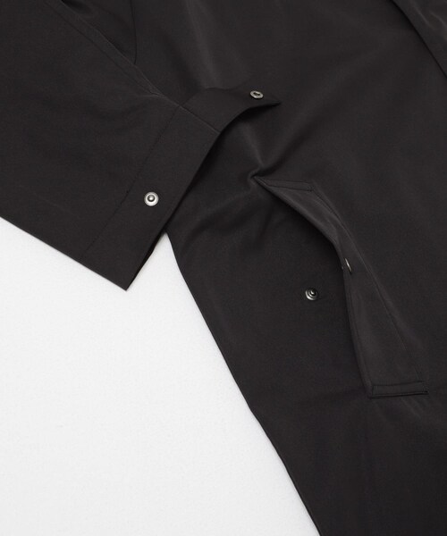 EKAL（エカル）の「SOLOTEXツイルトラベルコート（ステンカラーコート・メンズ・ネイビー/ブラック・M/L）」の17枚目の写真