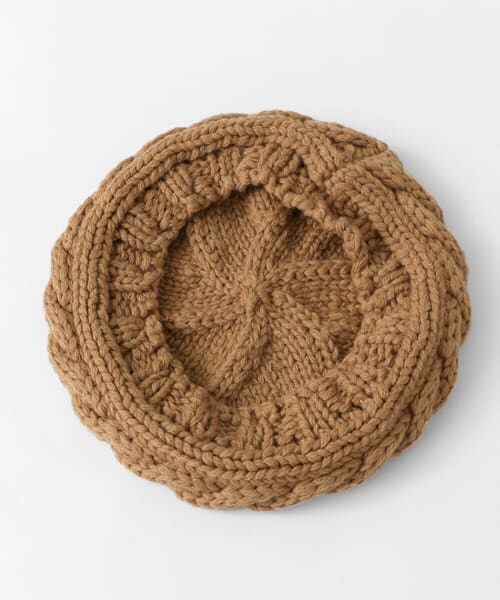 URBAN RESEARCH DOORS（アーバンリサーチドアーズ）の「ニットベレー∴（ハンチング/ベレー帽・レディース・TOPGRAY/OFFWHITE/CAMEL/BLACK・one）」の8枚目の写真