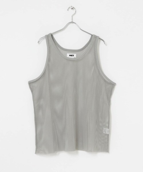 URBAN RESEARCH(アーバンリサーチ)の「Acy MESH TANK TOP V3(タンクトップ・メンズ・GRAY/L.YELLOW・XL/XXL)」の1枚目の写真