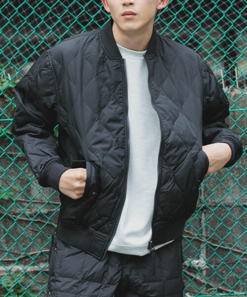 ITEMS URBANRESEARCH（アイテムズ アーバンリサーチ）の「TAION　Military MA-1 Down Jacket（その他アウター・メンズ・MULTI/BLK/OLV・M/L/XL）」の18枚目の写真