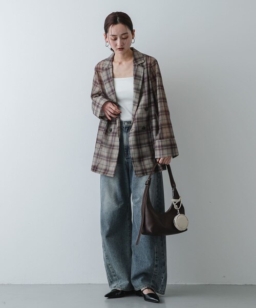 SENSE OF PLACE by URBAN RESEARCH（センスオブプレイスバイアーバンリサーチ）の「ラウンドポーチツキバッグ（ハンドバッグ・レディース・BLACK/BROWN/GREIGE・One）」の21枚目の写真