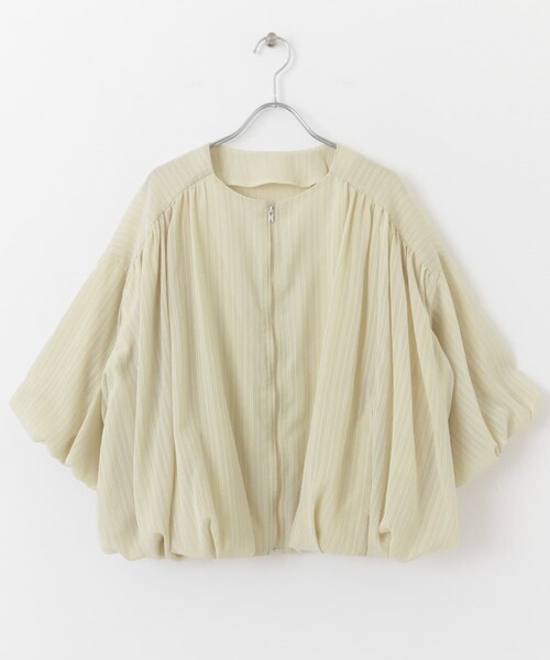 ITEMS URBANRESEARCH（アイテムズ アーバンリサーチ）の「バルーンスリーブブルゾン（ブルゾン・レディース・Y.BEG/BLU・FREE）」の11枚目の写真