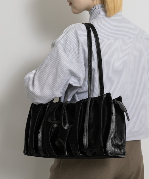 THE GOODLAND MARKET（ザグッドランドマーケット）の「ALICE MARTHA　RABBAH（トートバッグ・レディース・BLACK/TAN・Free）」の5枚目の写真