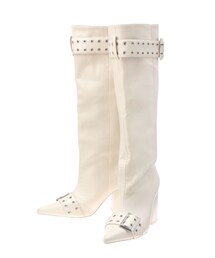 jouetie | ポインテッドベルトブーツ(ブーツ)