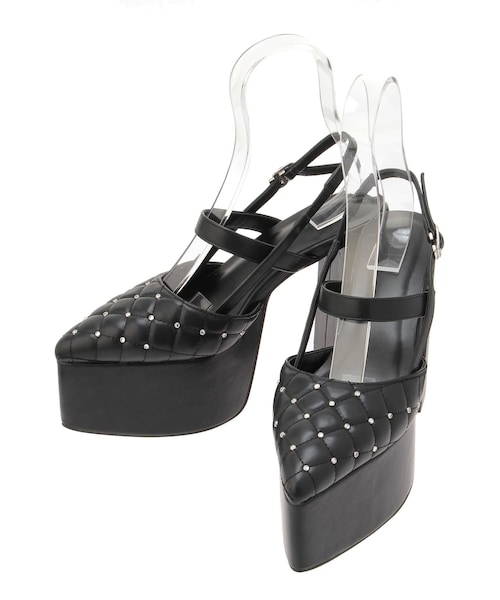 GYDA（ジェイダ）の「bijou quiltingパンプス（パンプス・レディース・オフホワイト/ブラック・S/M/L）」の17枚目の写真