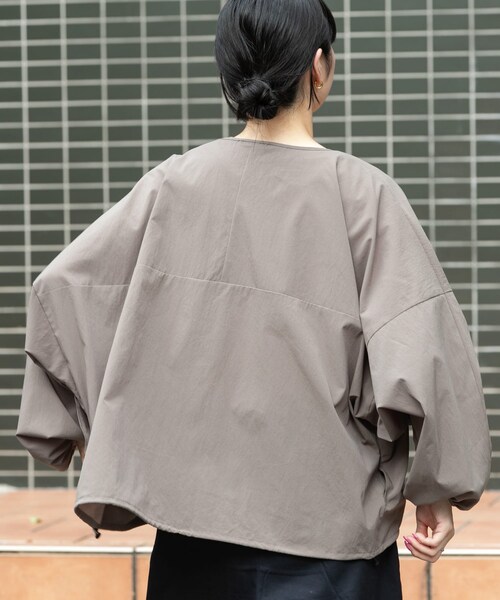 EKAL(エカル)の「『速乾/通気性』DOT AIR CARDIGAN(カーディガン/ボレロ・レディース・ブラック/グレージュ/ネイビー・One)」の16枚目の写真
