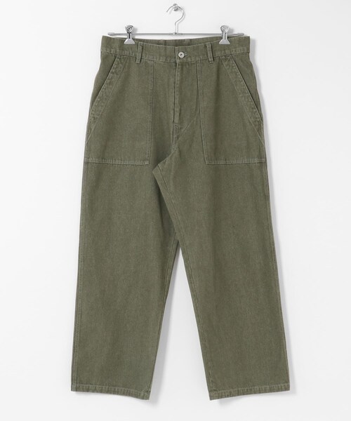 URBAN RESEARCH Sonny Label（アーバンリサーチサニーレーベル）の「ARMY TWILL　DENIM BAKER PANTS（デニムパンツ・メンズ・BLUE/KHAKI/ECRU・M/L）」の13枚目の写真