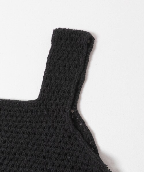 URBAN RESEARCH DOORS（アーバンリサーチドアーズ）の「『別注』AFLOAH×DOORS　KNIT TUNK TOP（タンクトップ・レディース・BLACK/BROWN・One）」の7枚目の写真