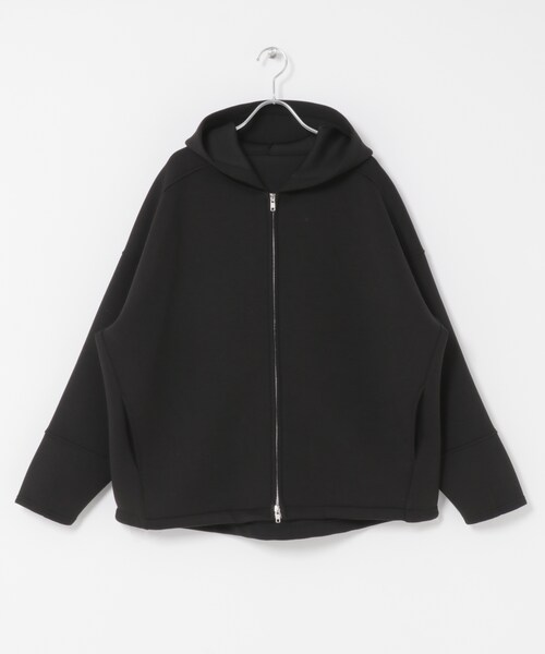 SENSE OF PLACE by URBAN RESEARCH（センスオブプレイスバイアーバンリサーチ）の「コクーンスリーブZIPパーカー（パーカー・レディース・IVORY/BLACK/GRAY・One）」の7枚目の写真