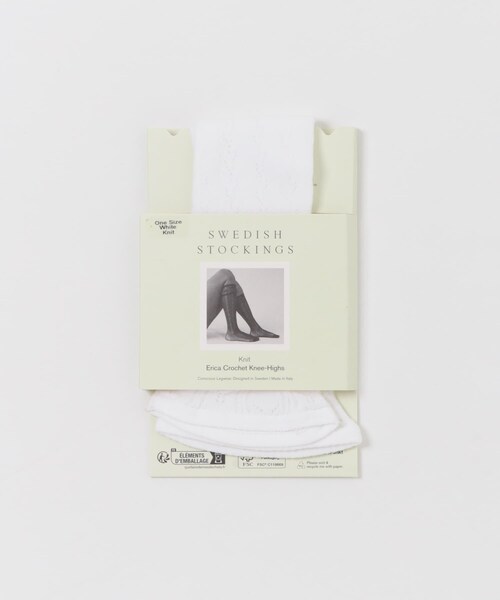 URBAN RESEARCH（アーバンリサーチ）の「SWEDISH STOCKINGS　ERICA CROCHET KNEE HIGHS（その他アンダーウェア/インナー・レディース・IVORY/BLACK・-）」の7枚目の写真