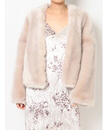 MERCURYDUO | エコファーコクーンコート(その他アウター)