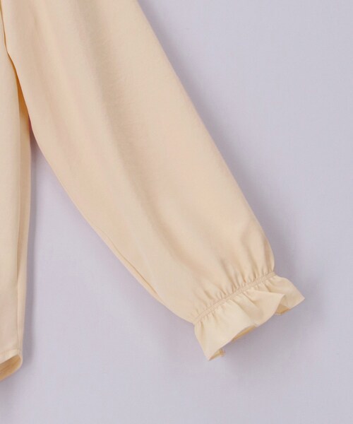 ROPE' PICNIC（ロペピクニック）の「【KIDS】フレアカラーブラウス（シャツ/ブラウス・キッズ・ブラック/クリーム・120/130/140/150）」の18枚目の写真