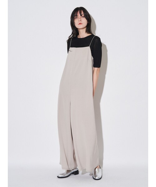 ELENDEEK（エレンディーク）の「CAMI ALL IN ONE（つなぎ/オールインワン・レディース・アイボリー/チャコールグレー/ブラウン・01/02）」の6枚目の写真