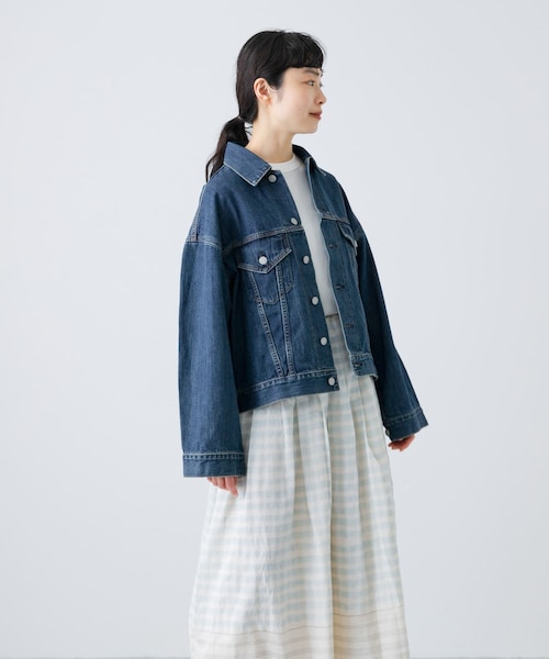 かぐれ（カグレ）の「HARi　WIDE SLEEVE DENIM JACKET（デニムジャケット・レディース・USED・2）」の6枚目の写真