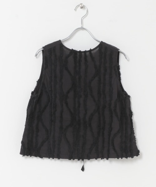 URBAN RESEARCH DOORS（アーバンリサーチドアーズ）の「ARCHI　FUZZ JQ SLEEVE-LESS TOP（その他トップス・レディース・MIX/BLACK・S）」の10枚目の写真