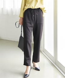nissen | 大きいサイズ【贅沢質感】ダンボールスウェットストレートパンツ（ゆったりヒップ）(スウェットパンツ)