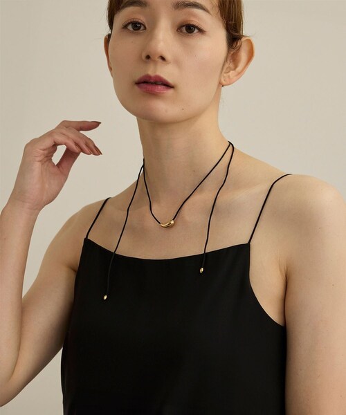 ROPE'(ロペ)の「ムアリングモチーフコードネックレス(ネックレス・レディース・ゴールド/シルバー・F)」の3枚目の写真