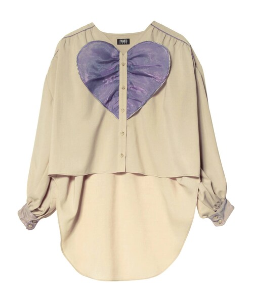 パメオポーズ　シャツブラウス PAMEO POSE（パメオポーズ）の「Mandarin Lace Blouse（シャツ