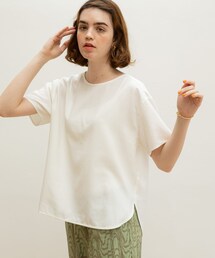 URBAN RESEARCH Sonny Label（アーバンリサーチサニーレーベル）の「リネン混クルーネックブラウスTシャツ（シャツ/ブラウス）」