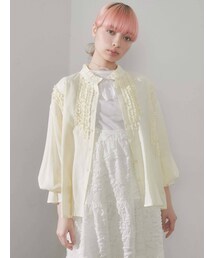 merry jenny | ruffleフリルオーバーブラウス(シャツ/ブラウス)