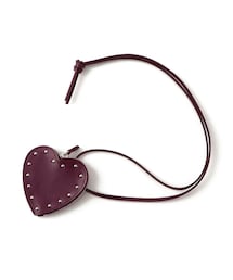 ADAM ET ROPE' | 【JANE SMITH（ジェーンスミス）】COW LEATHER STUDS HEART COIN CASE(コインケース)