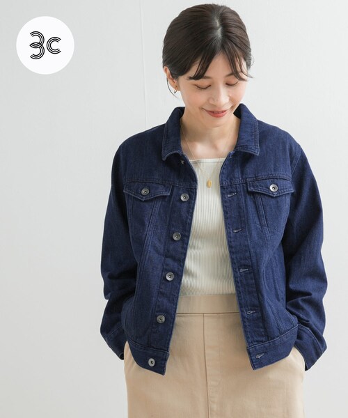 URBAN RESEARCH DOORS（アーバンリサーチドアーズ）の「Denim Jacket（デニムジャケット・レディース・INDIGO/ONE WASH・M）」の3枚目の写真