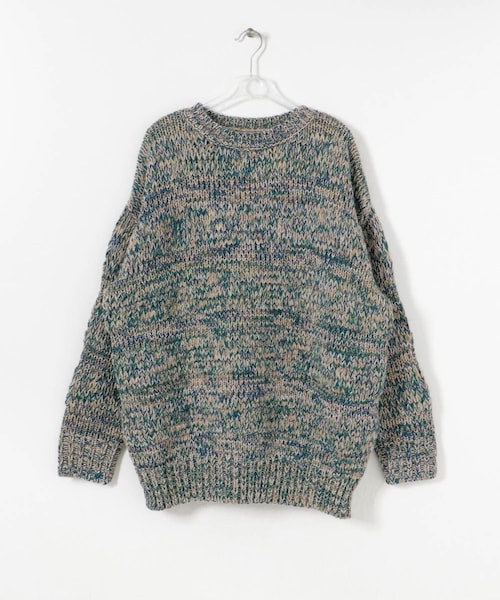 LAATO（ラート）の「MIX YARN CREW NECK KNIT（ニット/セーター・レディース・スターリースカイ/クラウディスカイ/フローズンスカイ・FREE）」の3枚目の写真